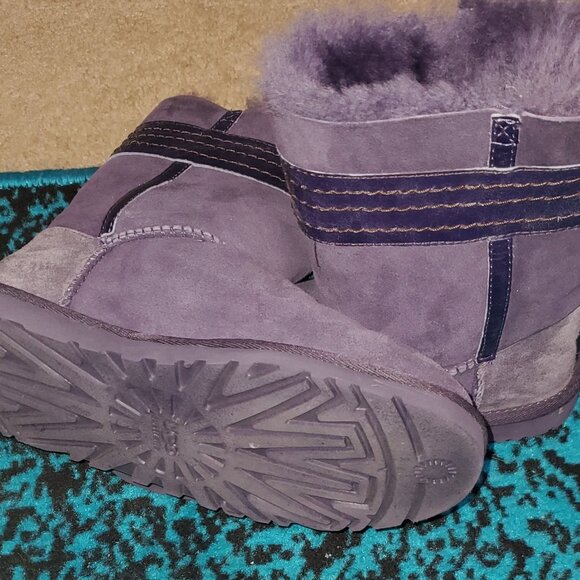 UGG Shearling-Lined Purple Boots, Size 6, NWOB - Picture 9 of 9
